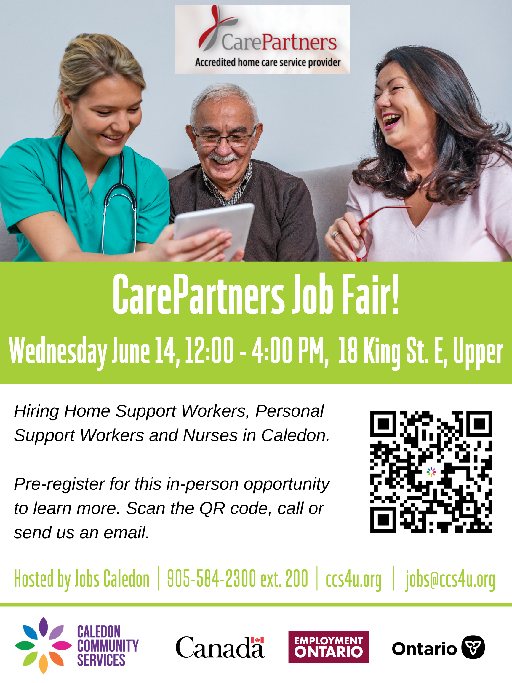 Care Partners JOB FAIR June 14 2023