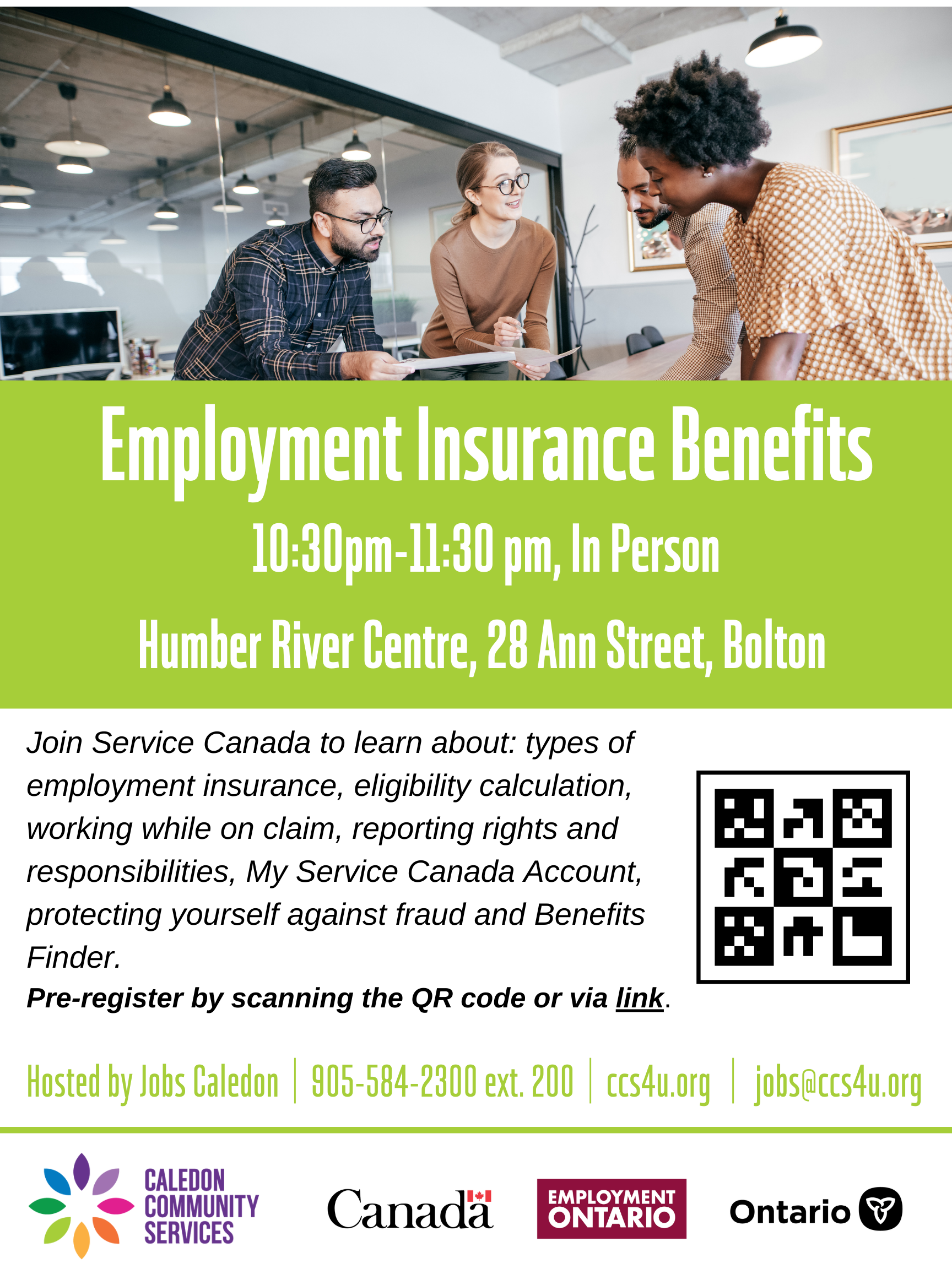 Service Canada Employment Insurance Workshop