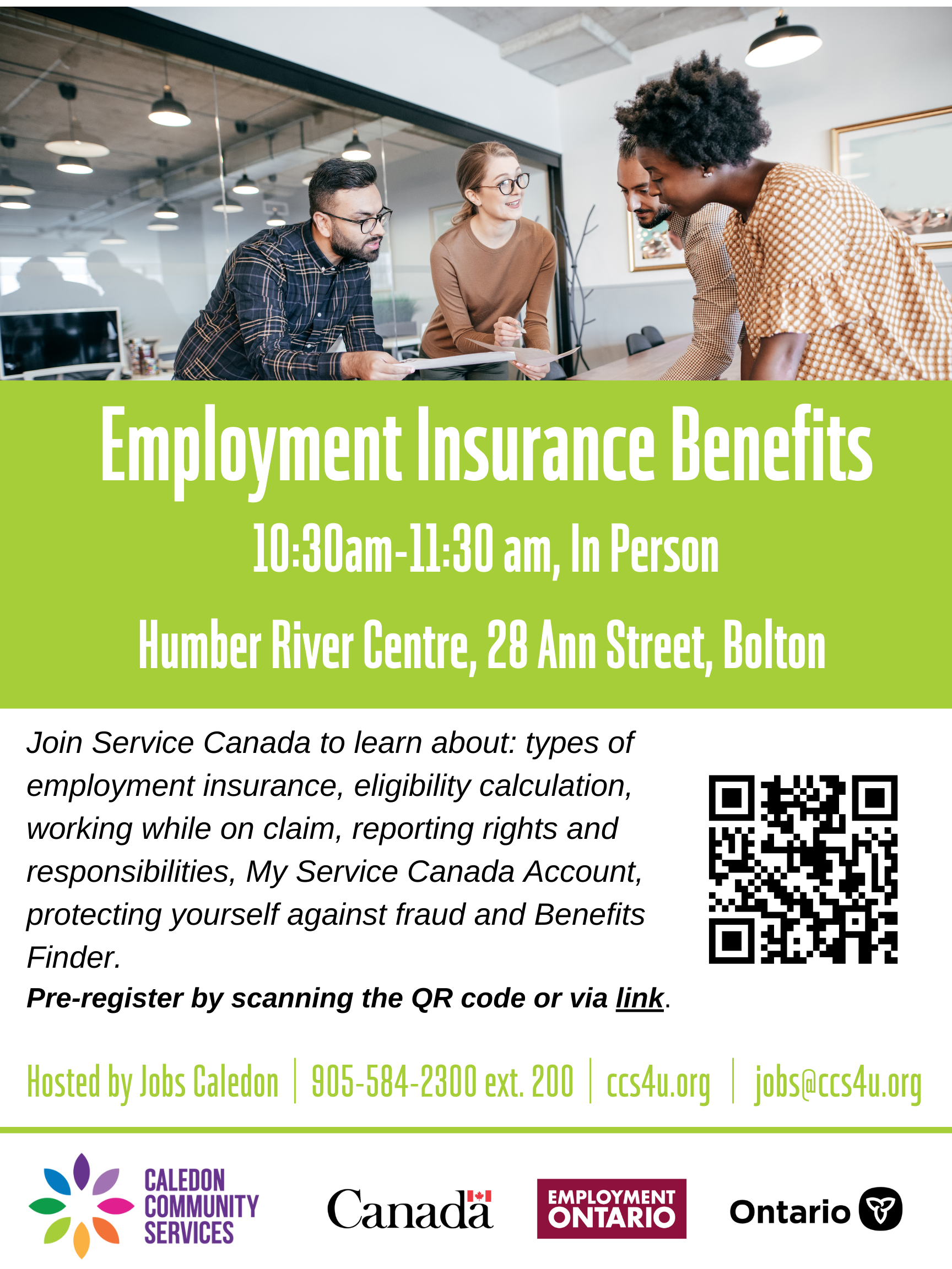 Service Canada Employment Insurance Workshop