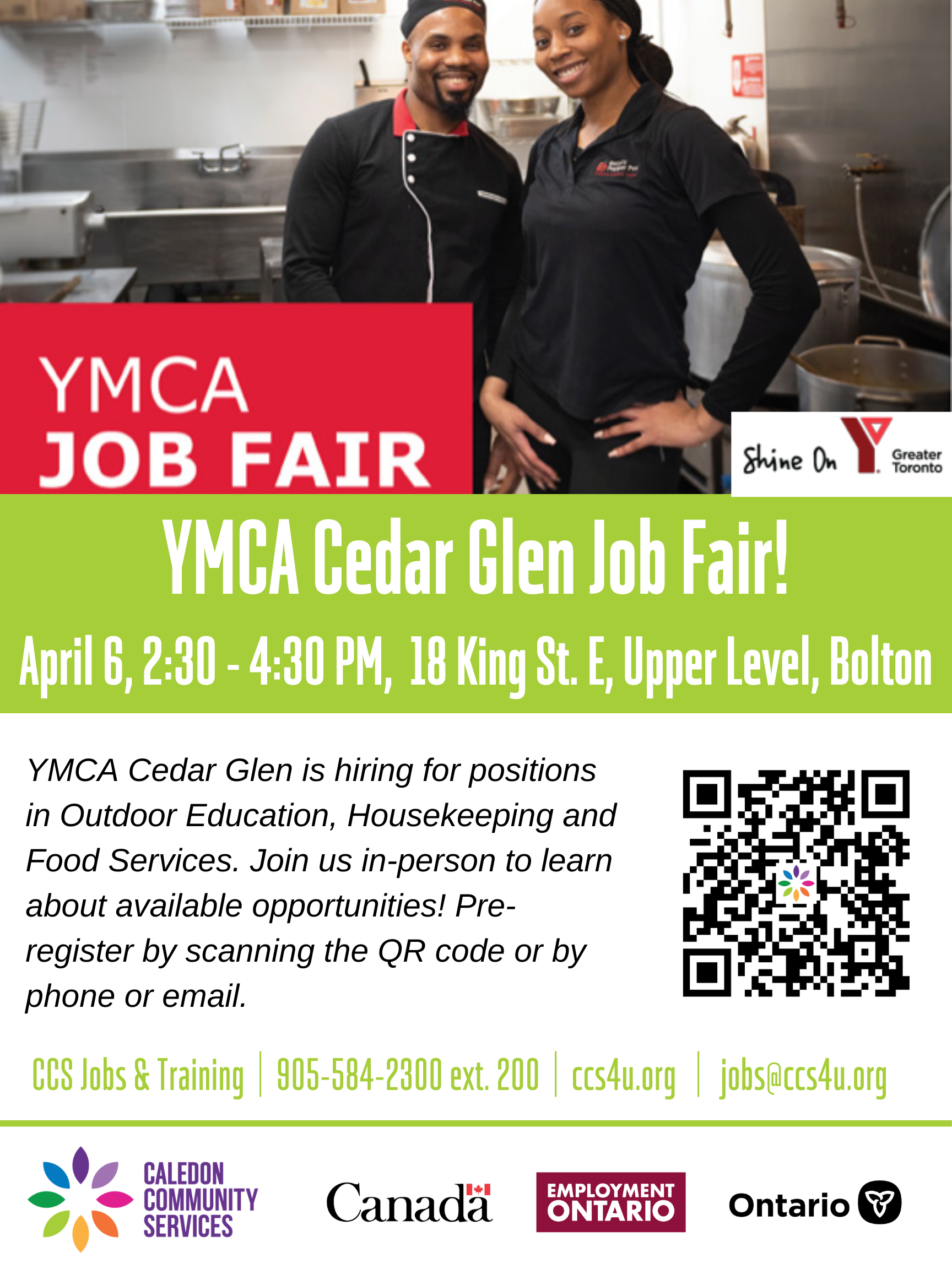 YMCA Cedar Glen JOB FAIR Apr 6 2023 APPROVED
